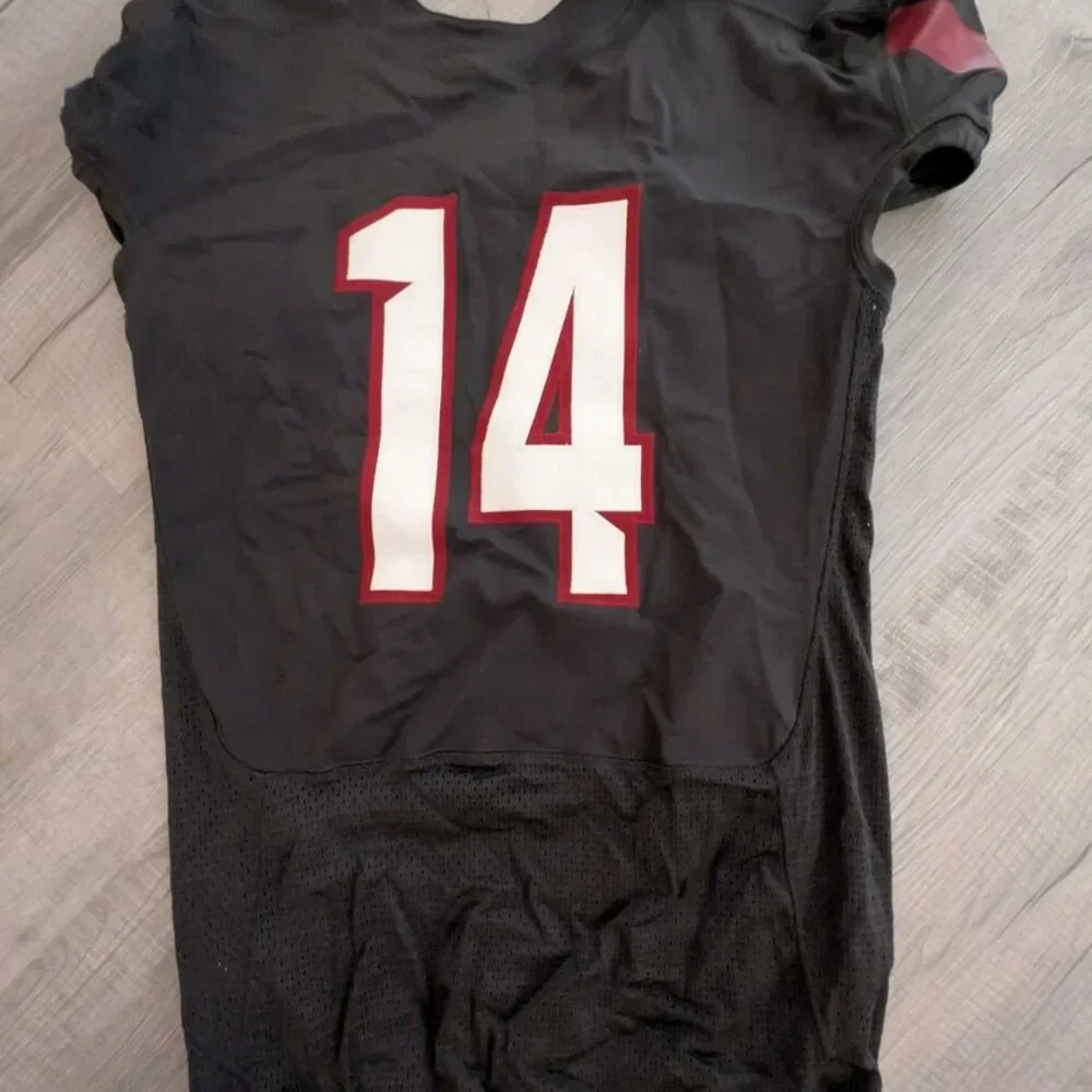 Nike Gray Red White Jersey Practice Jersey Mens XL football - Picture 2 of 6